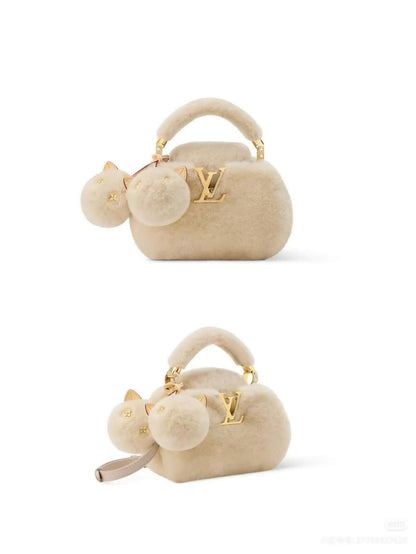 Louis Vuitton Top-Handle Handbag - Beige