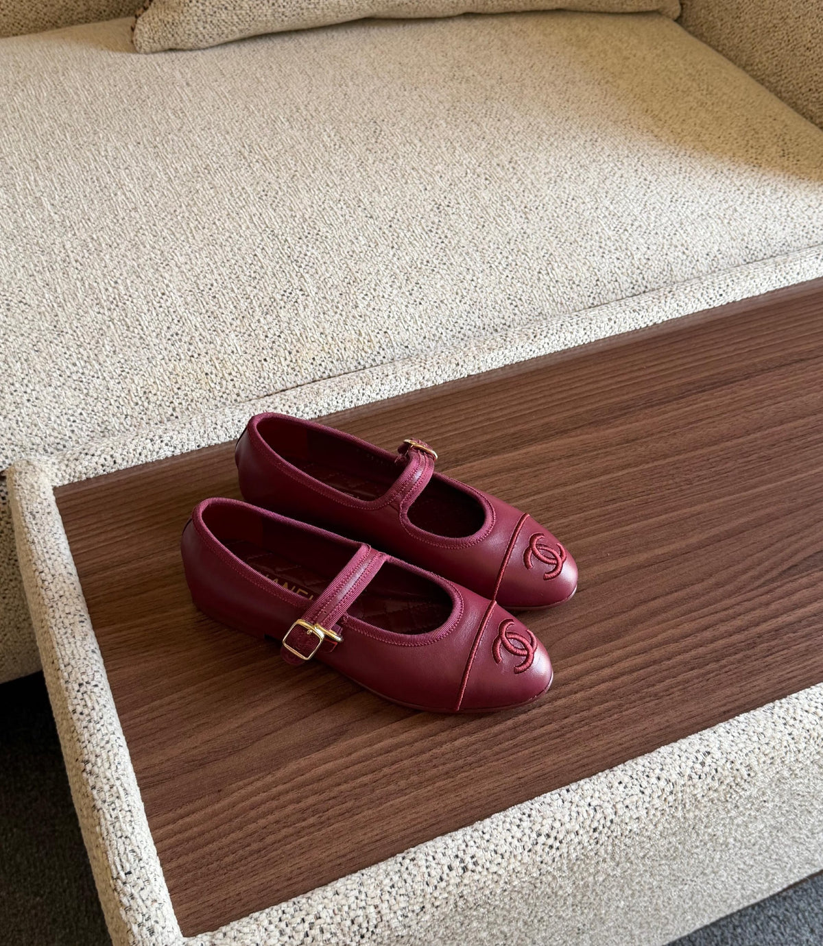 Chanel Ballerina - Burgundy, Brown, Black