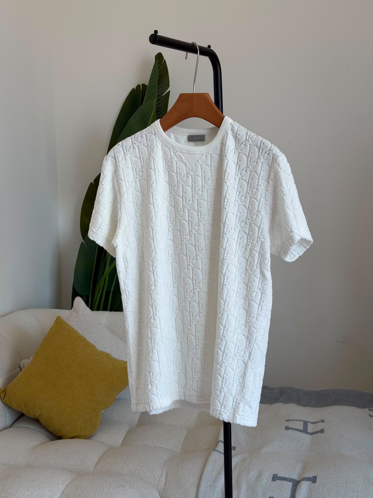Dior T-Shirt - White, Light Blue, Black