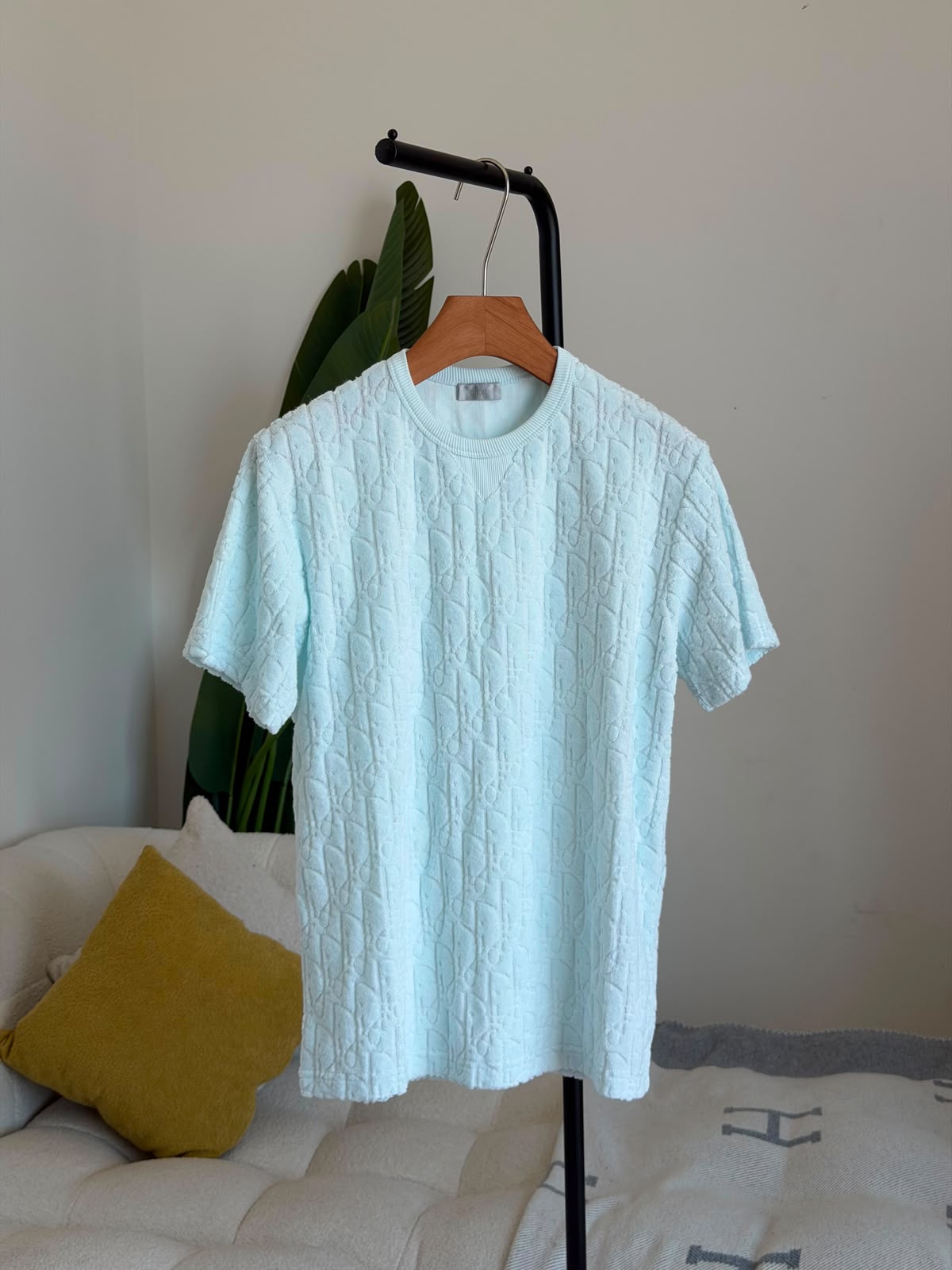 Dior T-Shirt - White, Light Blue, Black