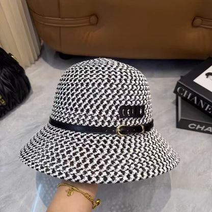 Miu Miu Hat - Black, Beige, White