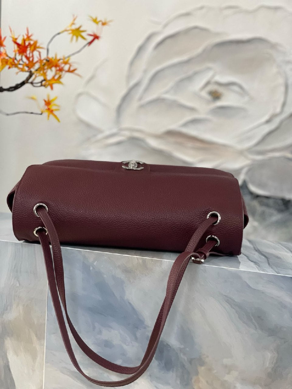 Chanel Shoulder Bag - Burgundy