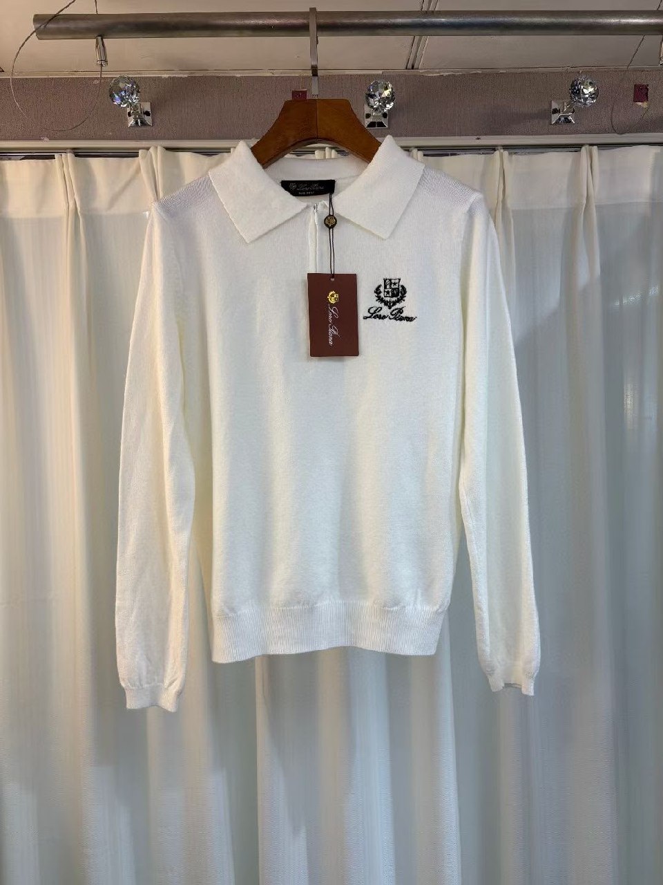 Loro Piana Polo Sweater - White