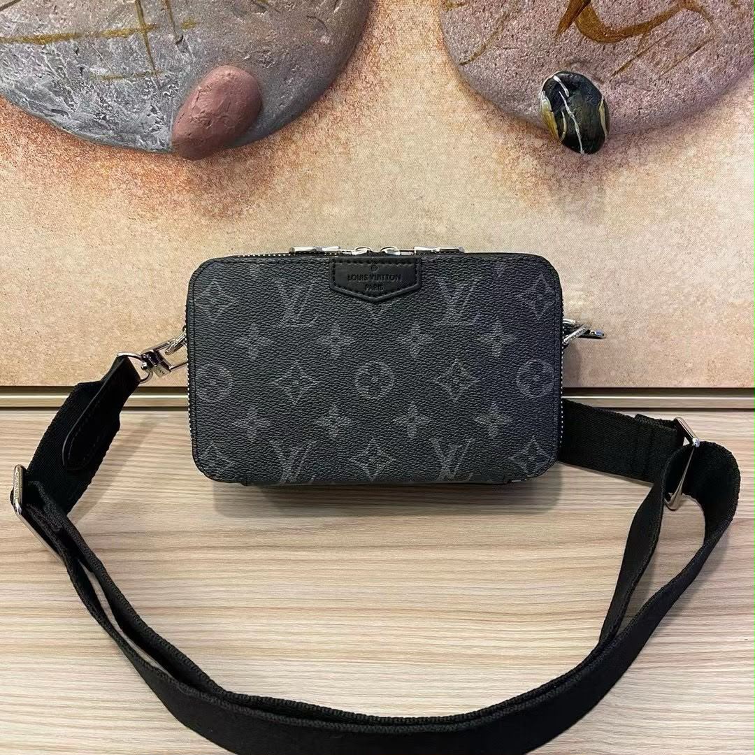 Louis Vuitton Camera Crossbody Bag - Dark Grey Monogram