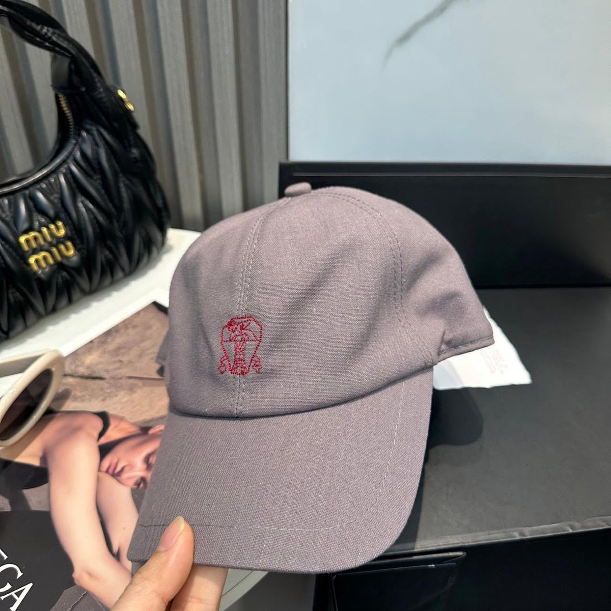 Brunello Cucinelli Cap - Grey