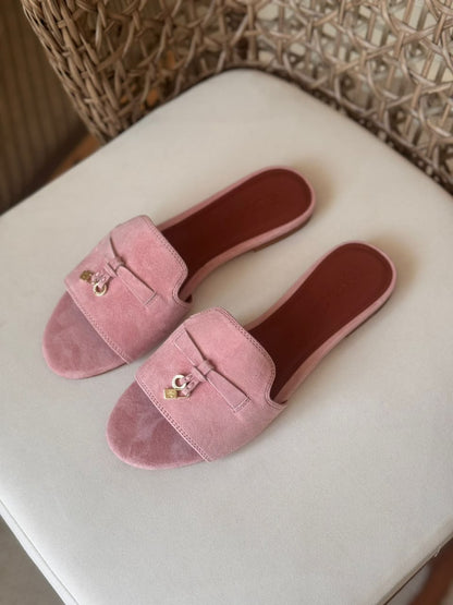 Loro Piana Mule - Pink