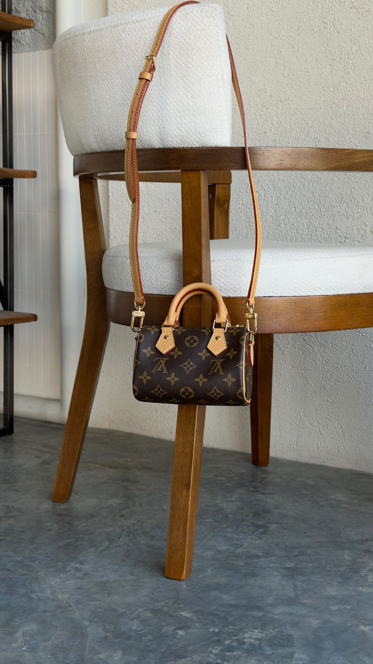 Louis Vuitton Barrel Speedy Bag - Brown Monogram