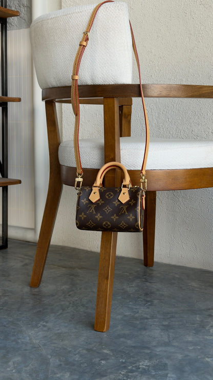 Louis Vuitton Barrel Speedy Bag - Brown Monogram