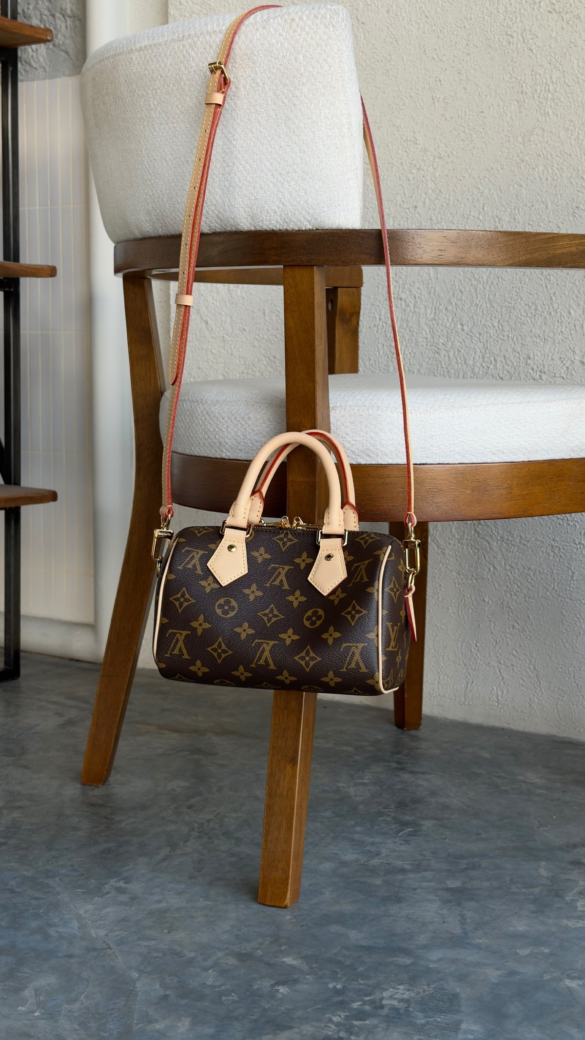 Louis Vuitton Barrel Speedy Bag - Brown Monogram