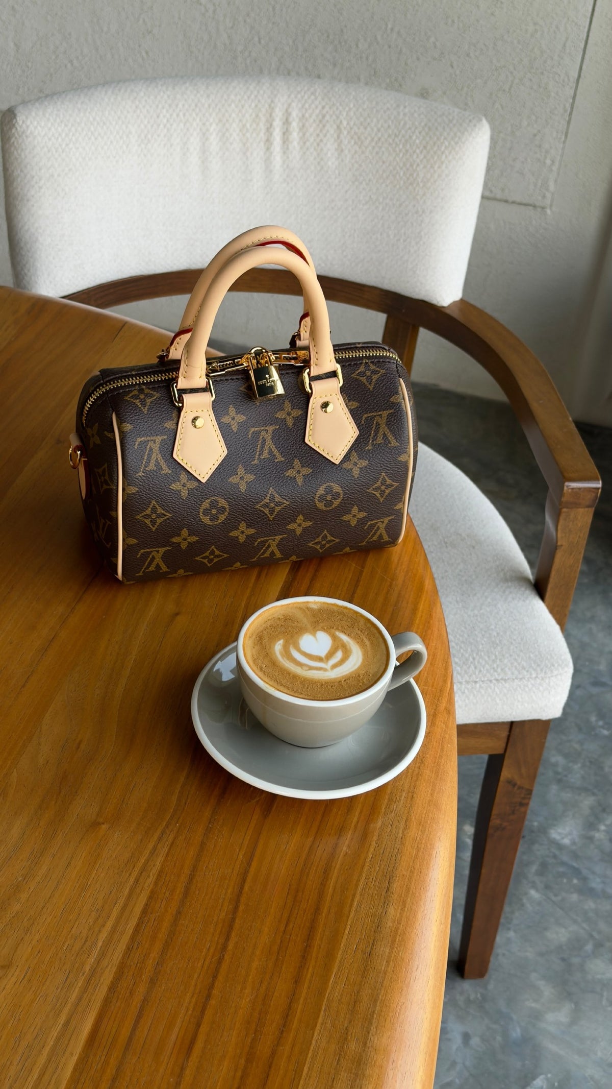 Louis Vuitton Barrel Speedy Bag - Brown Monogram
