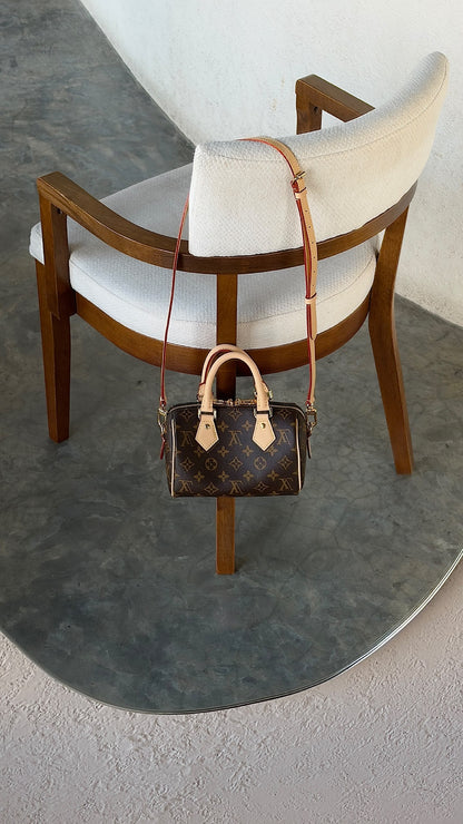 Louis Vuitton Barrel Speedy Bag - Brown Monogram