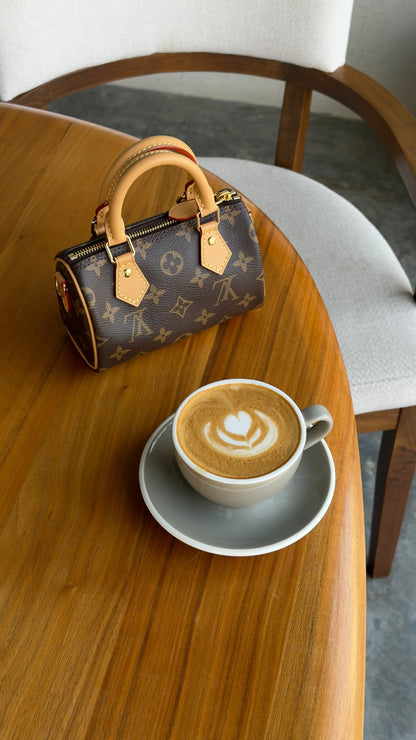 Louis Vuitton Barrel Speedy Bag - Brown Monogram