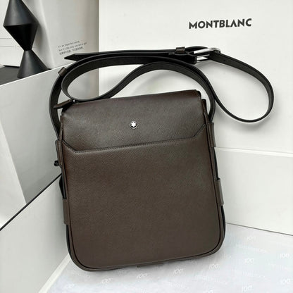 Montblanc Flap Crossbody Bag - Brown
