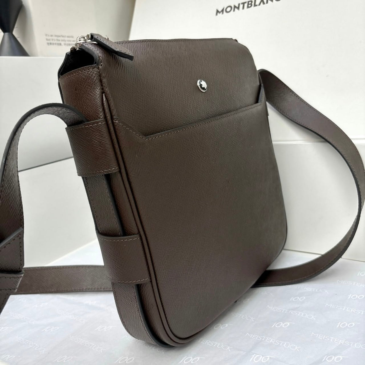Montblanc Flap Crossbody Bag - Brown