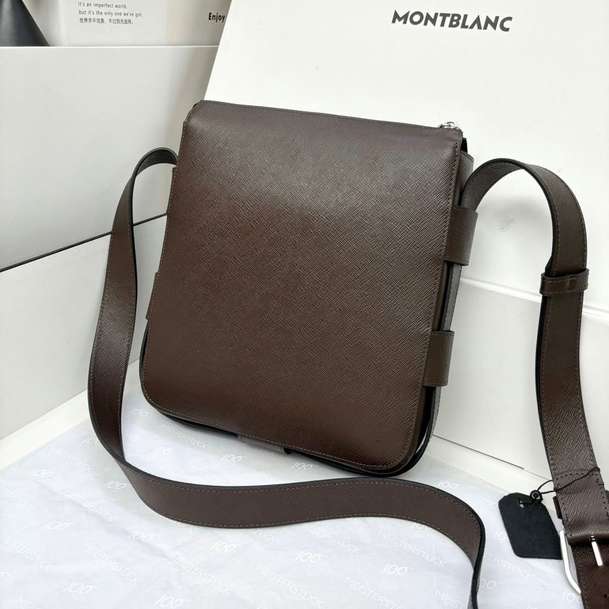 Montblanc Flap Crossbody Bag - Brown