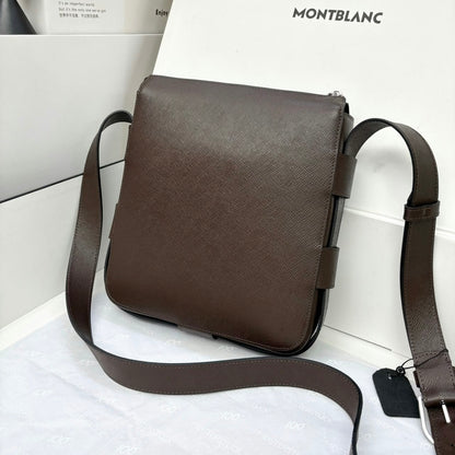 Montblanc Flap Crossbody Bag - Brown