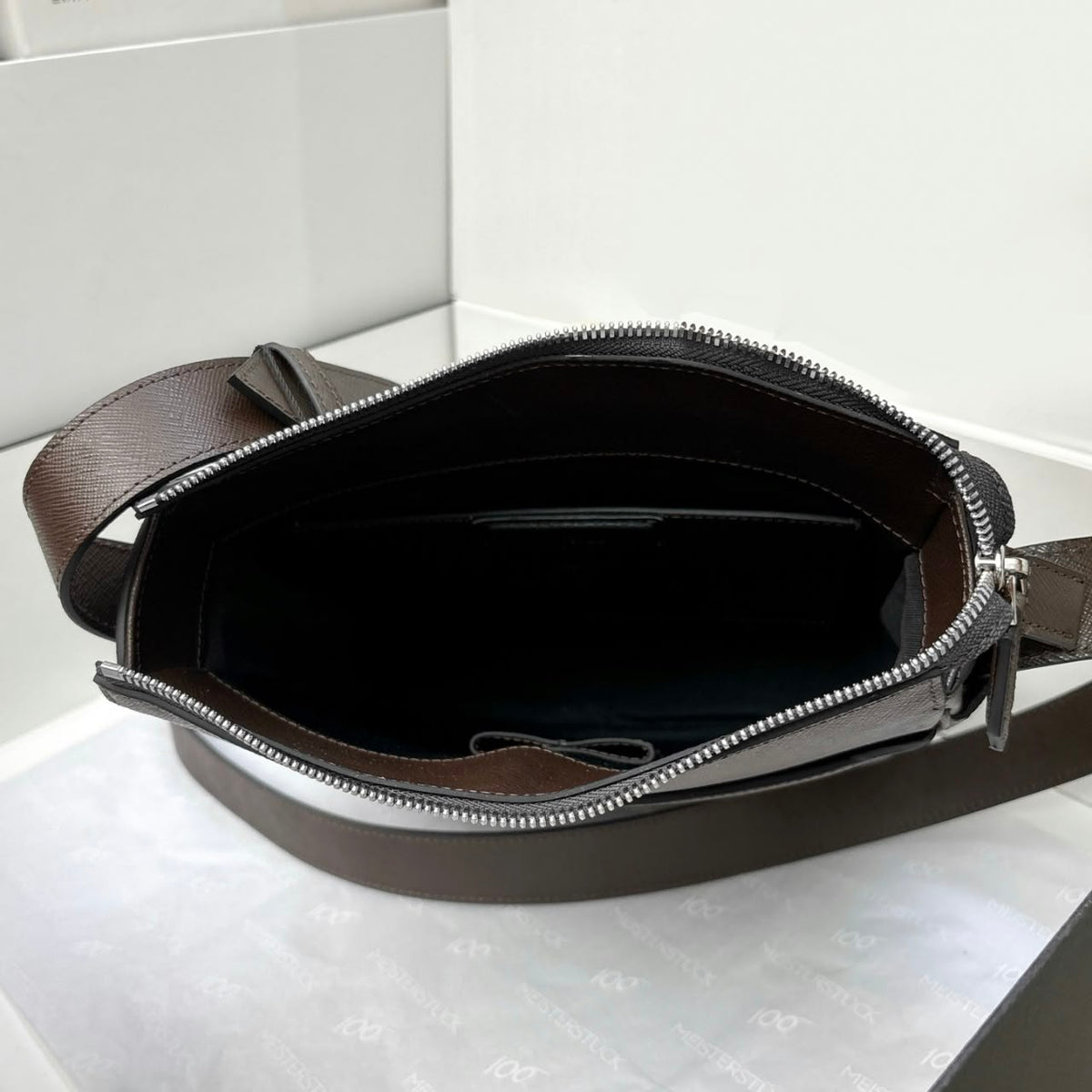 Montblanc Flap Crossbody Bag - Brown