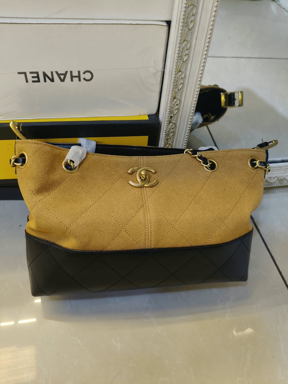 Chanel Shoulder Bag - Beige