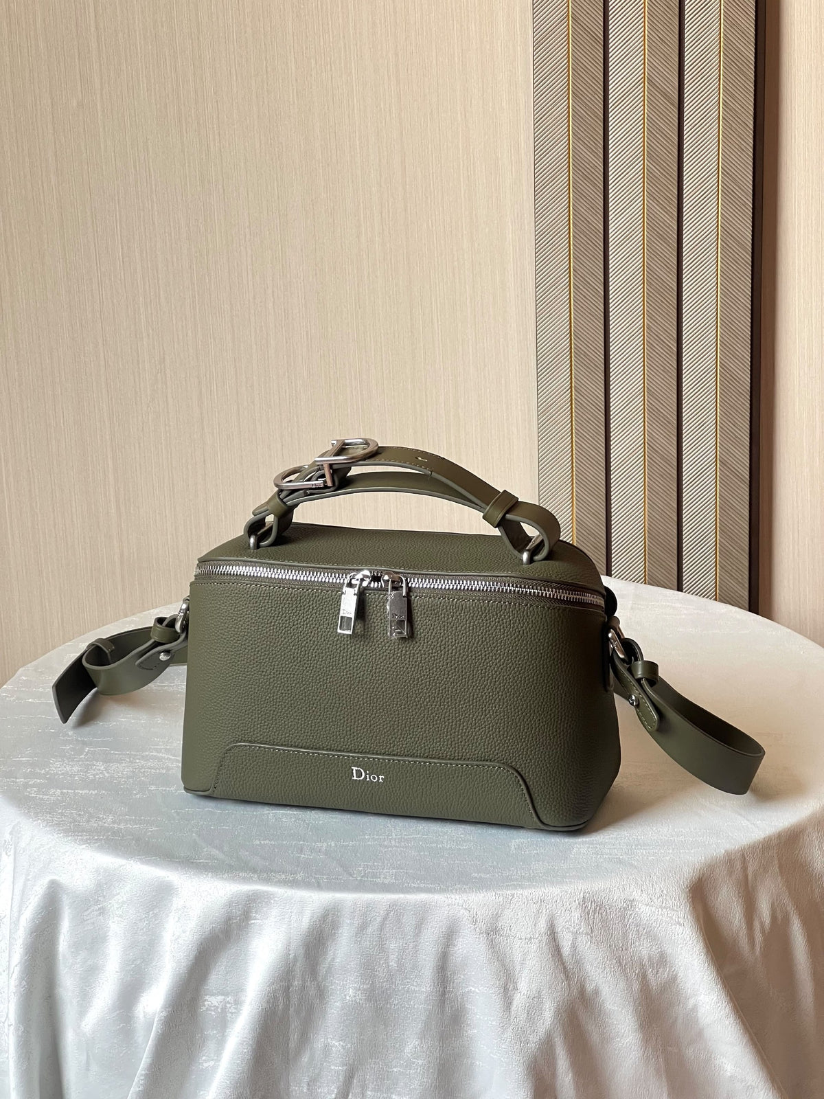 Dior Structured Crossbody Bag - Green