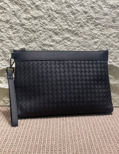 Bottega Veneta Woven Clutch - Black