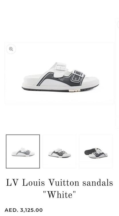 Louis Vuitton Slippers - White