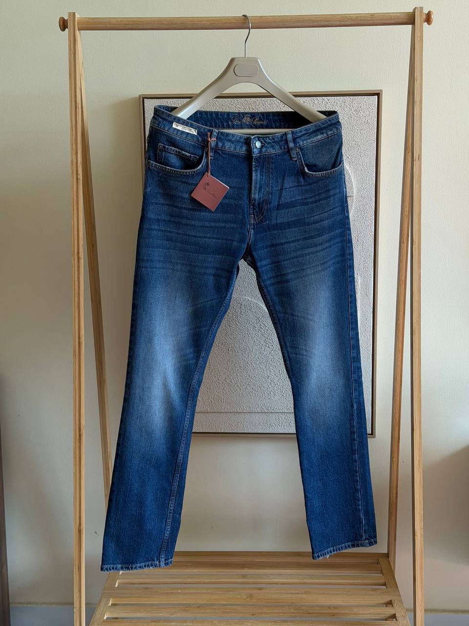 Loro Piana Straight-Leg Jeans Pants - Blue