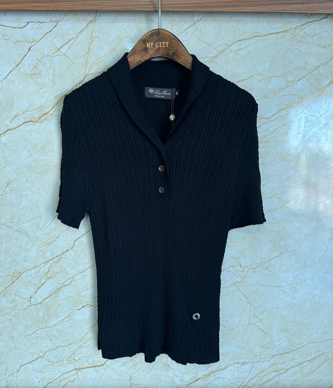 Loro Piana Polo Shirt - Black