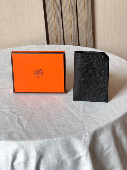 Hermès Passport Cover - Brown, Black