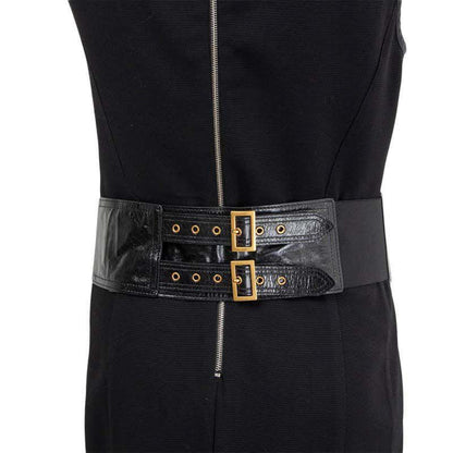 Dior Double-Buckle Belt Bag - Black