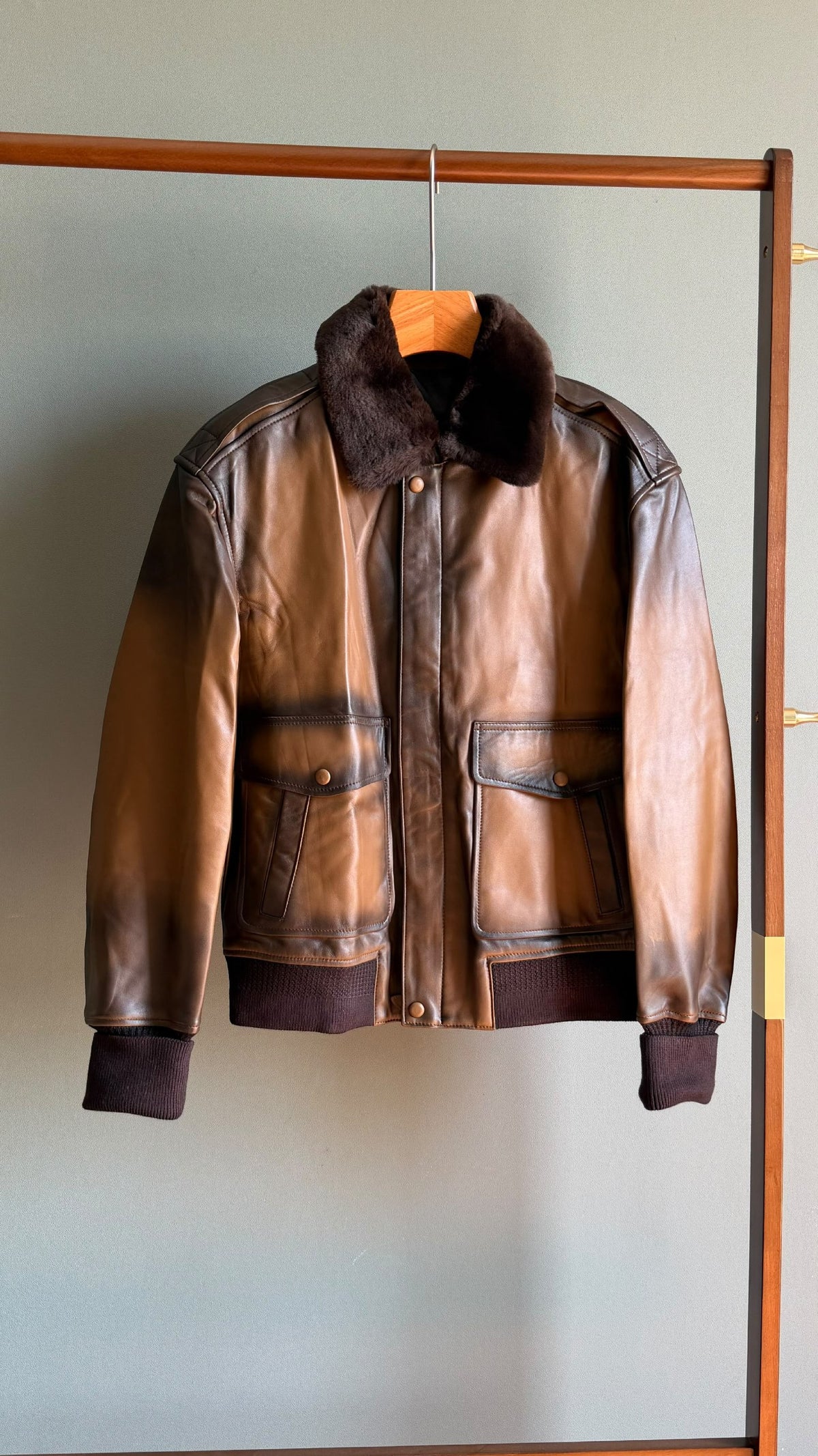 Berluti Flight Jacket - Brown