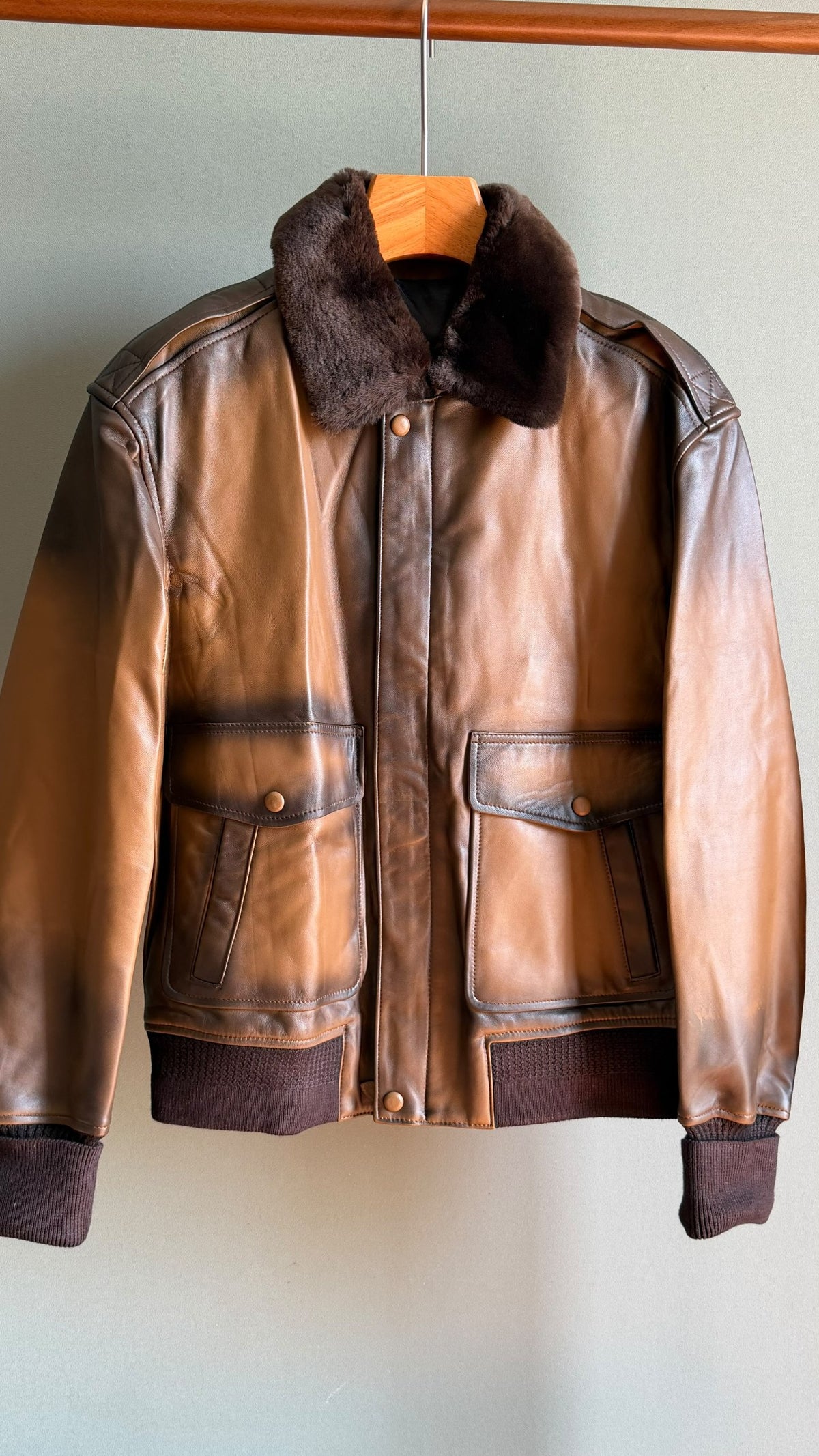 Berluti Flight Jacket - Brown