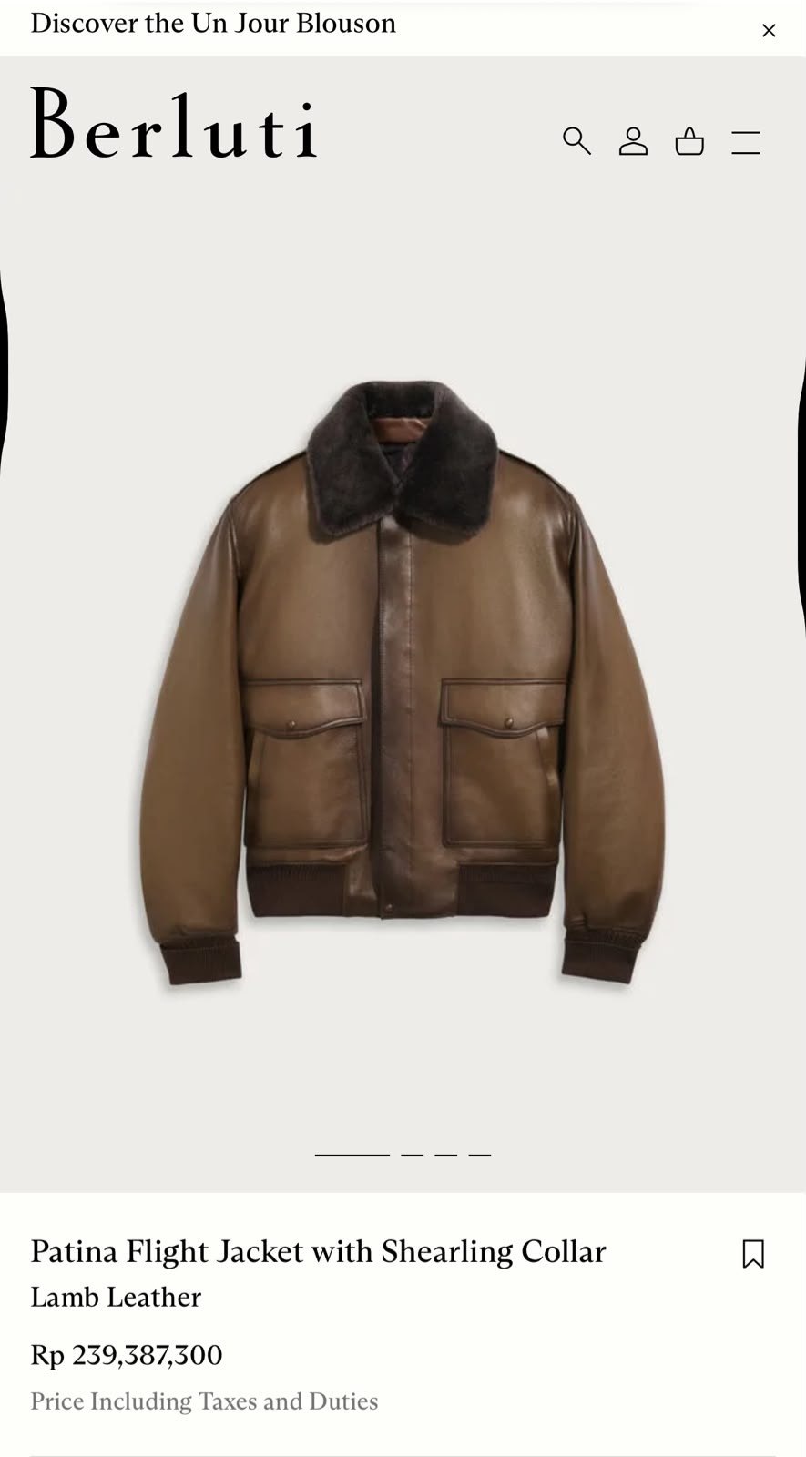 Berluti Flight Jacket - Brown