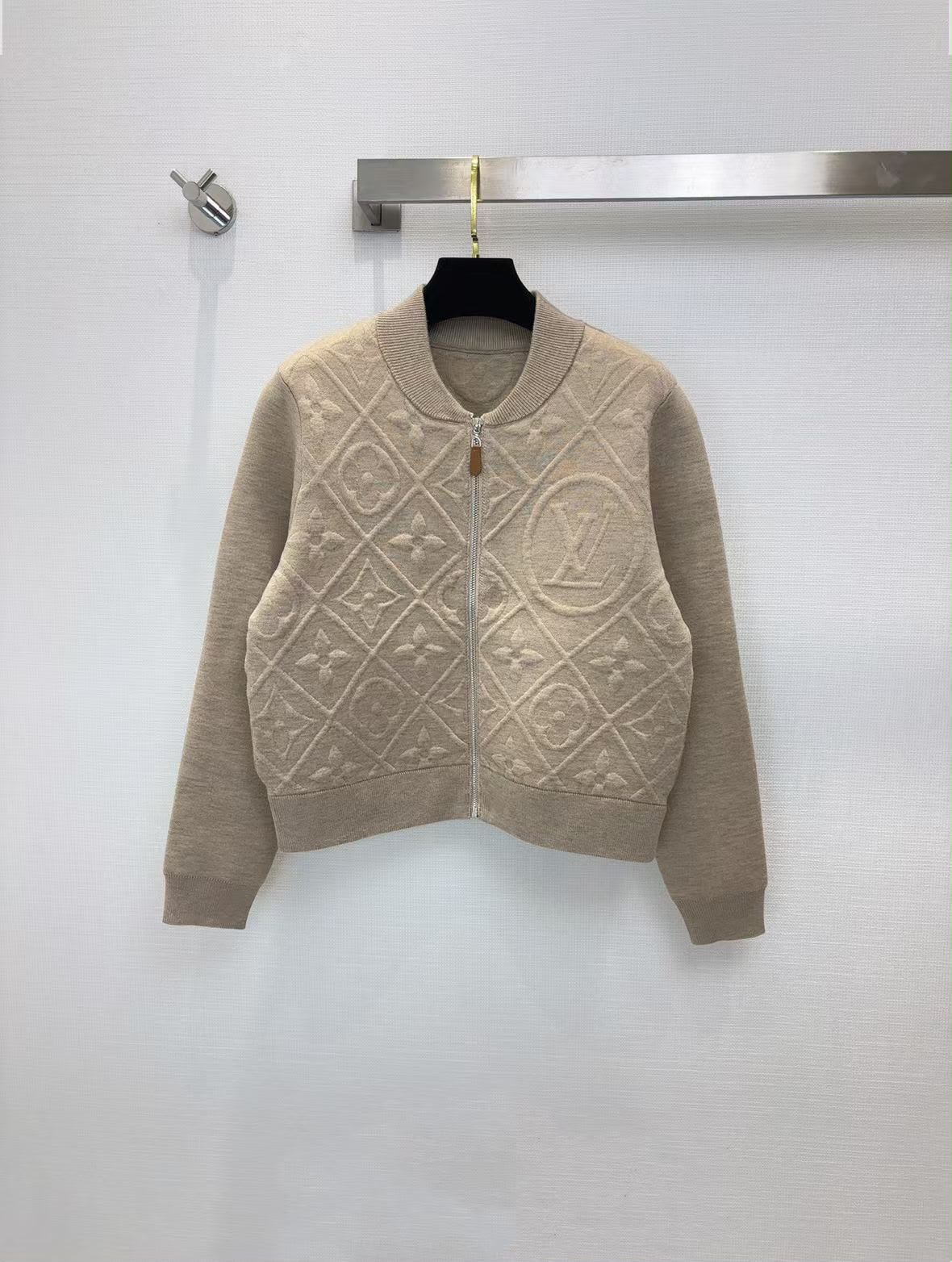 Louis Vuitton Bomber Jacket - Beige Monogram