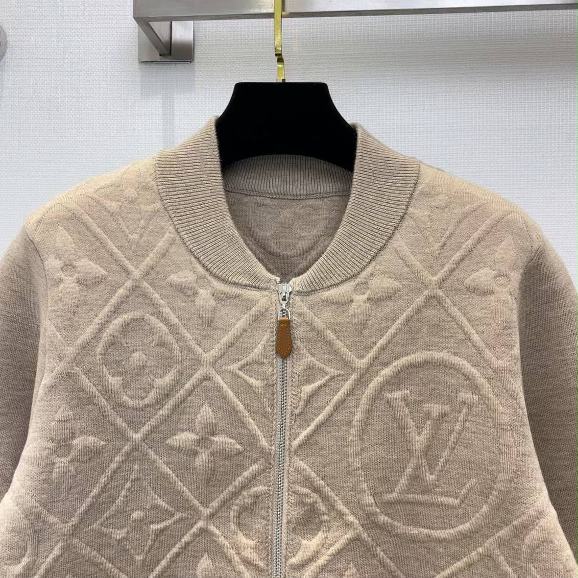 Louis Vuitton Bomber Jacket - Beige Monogram
