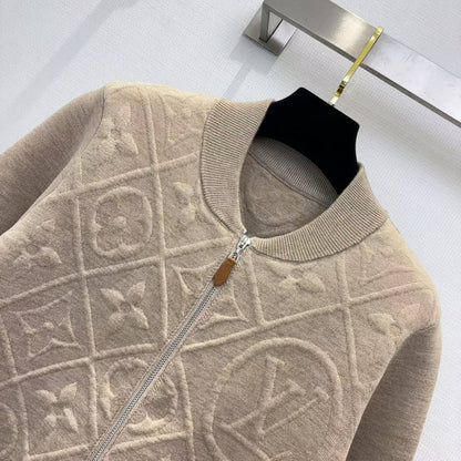 Louis Vuitton Bomber Jacket - Beige Monogram