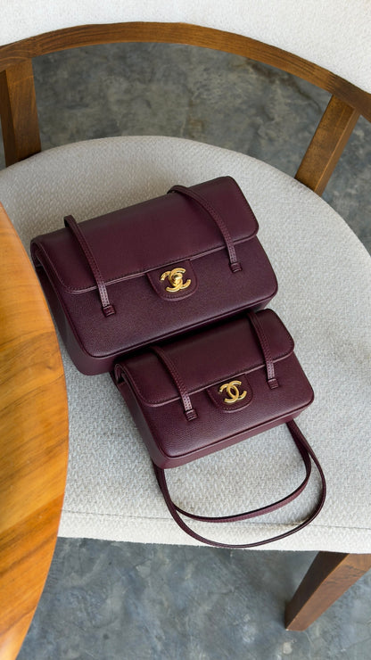 Chanel Shoulder Bag - Burgundy