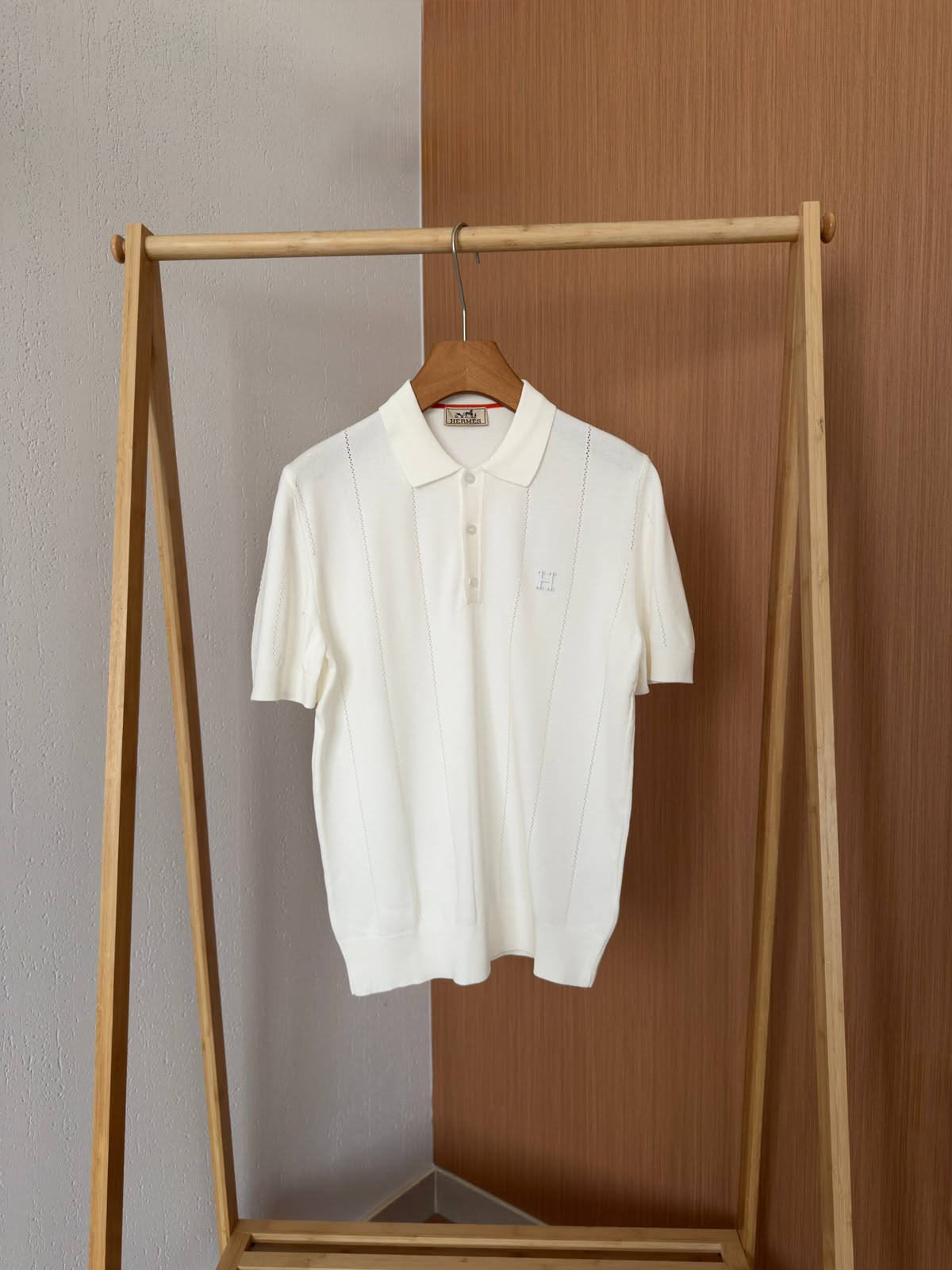 Hermes Polo Shirt - White