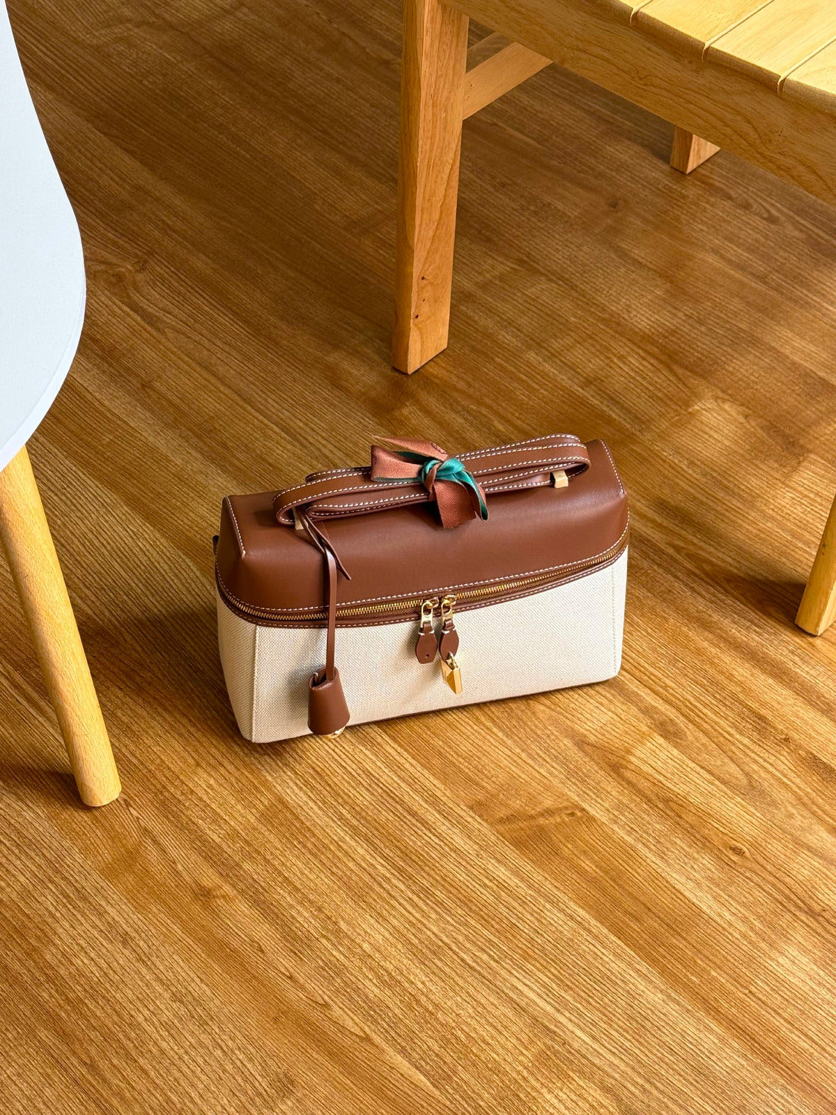 Loro Piana Makeup Bag - Beige