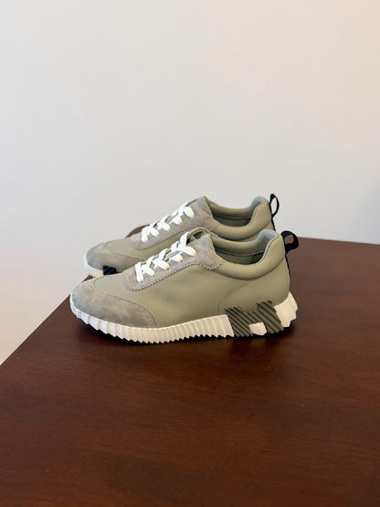 Hermès Bouncing Sneakers - Grey Suede
