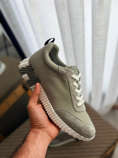 Hermès Bouncing Sneakers - Grey Suede