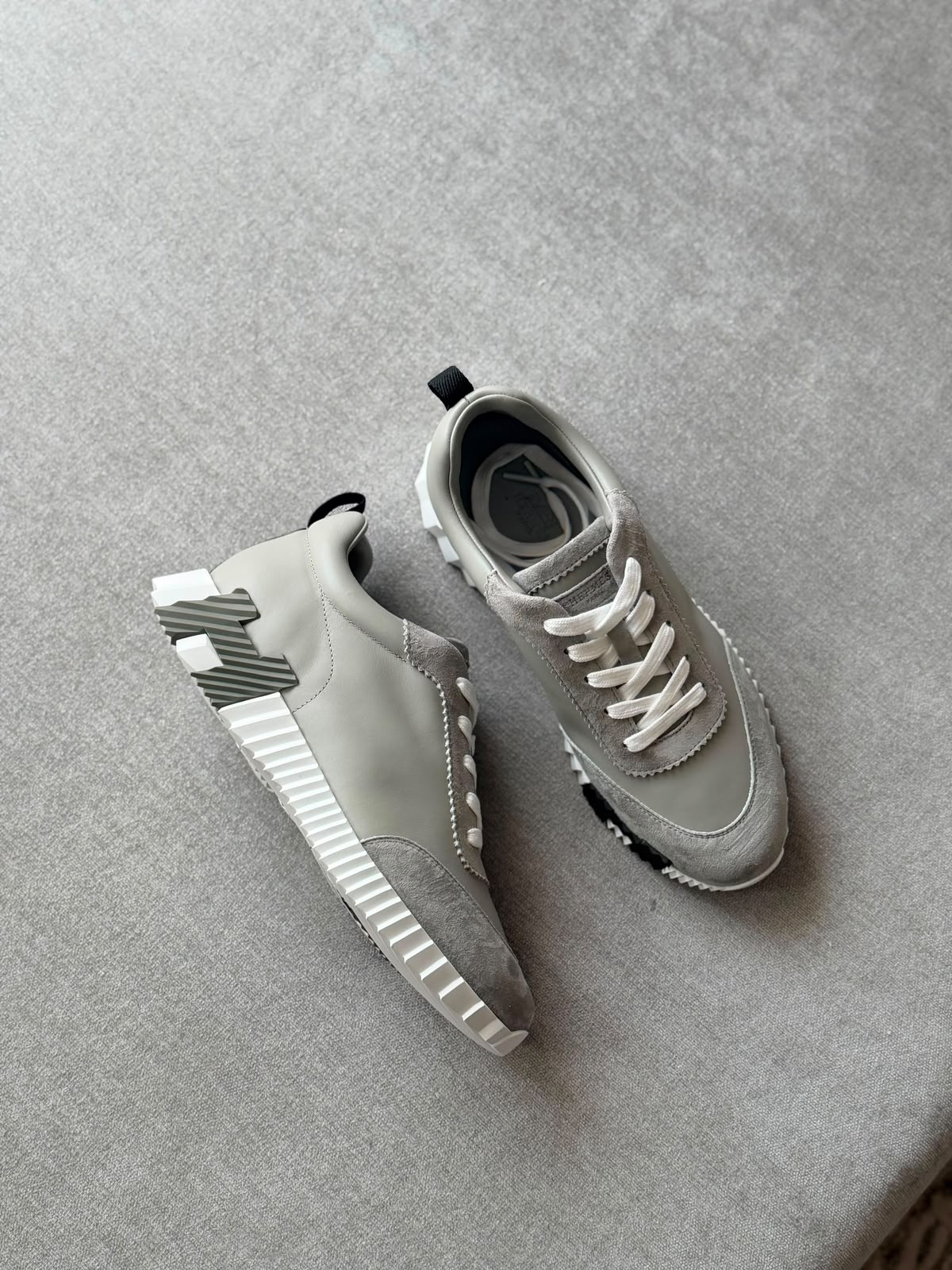 Hermès Bouncing Sneakers - Grey Suede