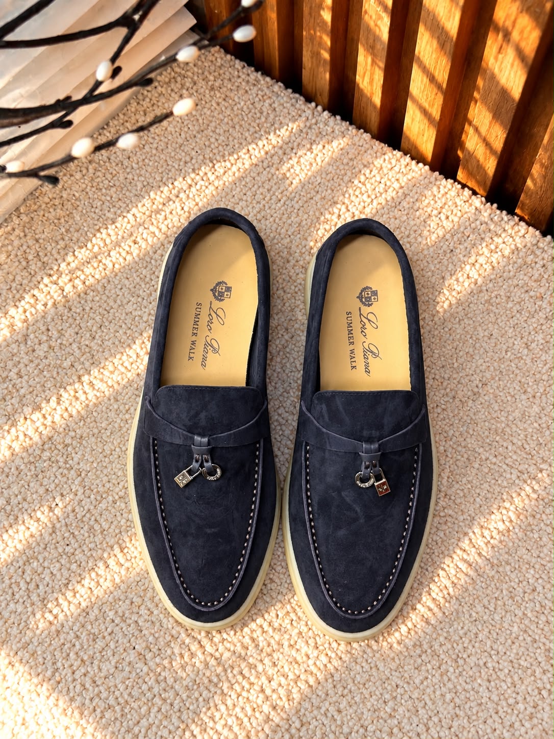 Loro Piana Loafers - Navy