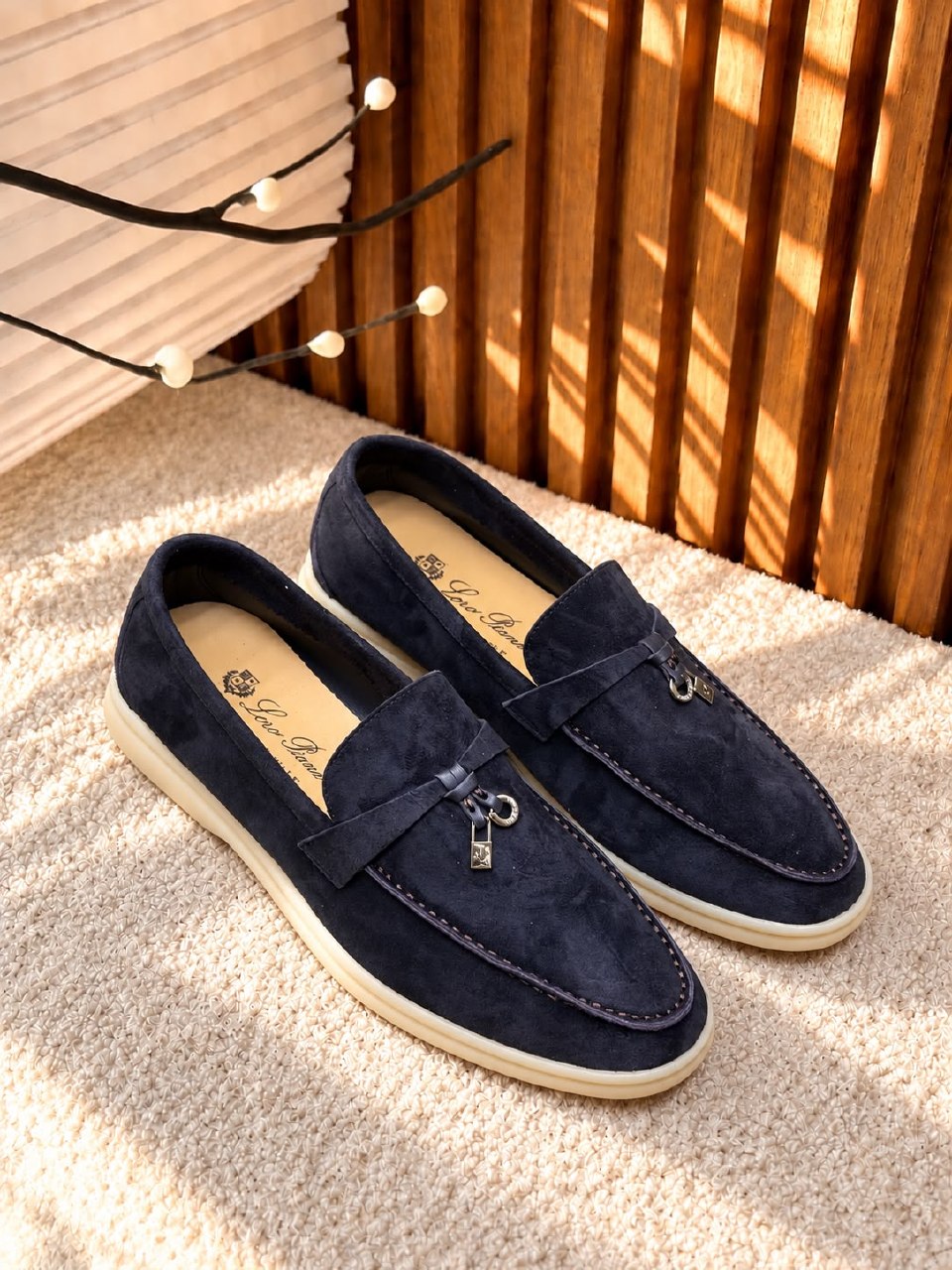 Loro Piana Loafers - Navy