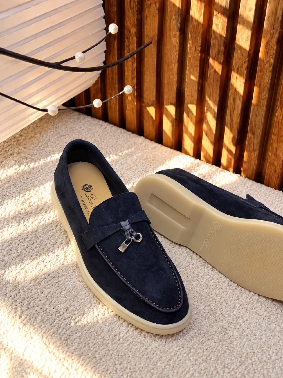 Loro Piana Loafers - Navy