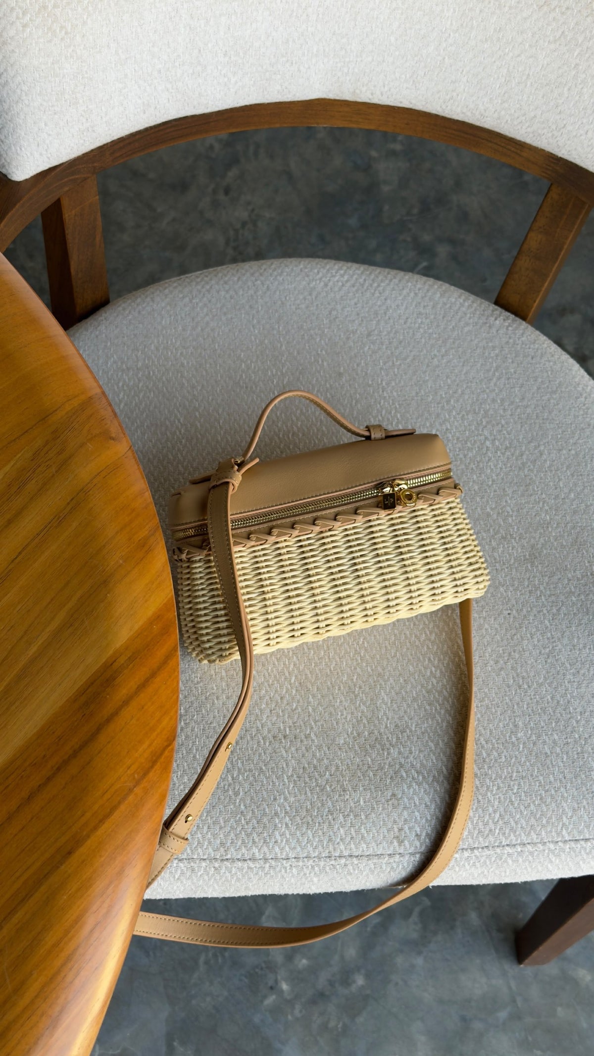 Loro Piana East-West Shoulder Bag - Beige