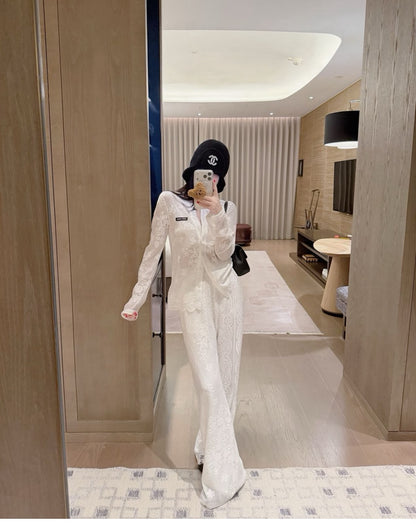 Miu Miu Lace Set - White