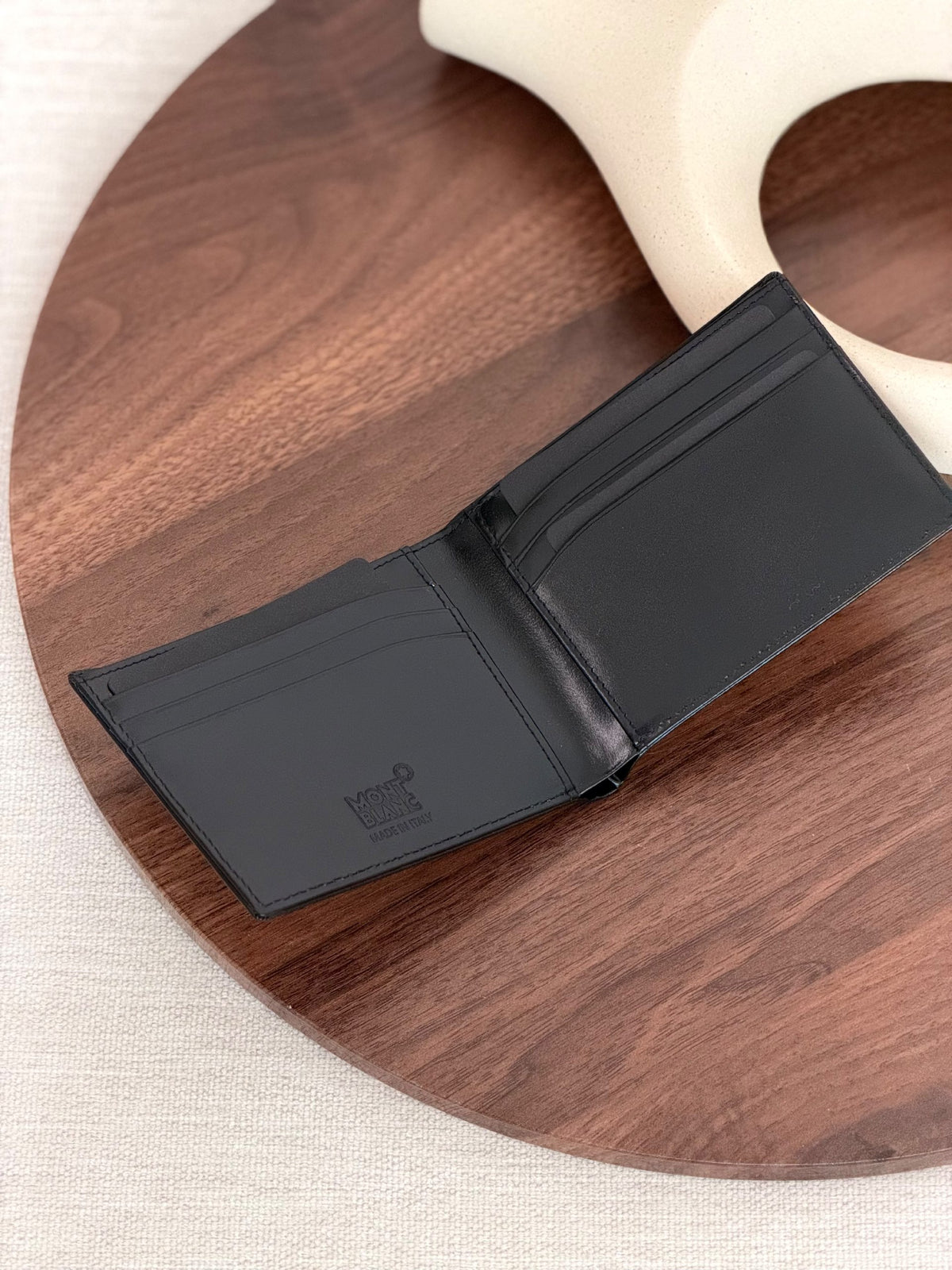 Montblanc Wallet - Black Embossed