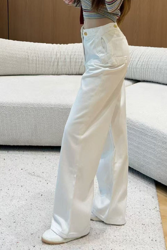 Chanel Wide-Leg Pants - White