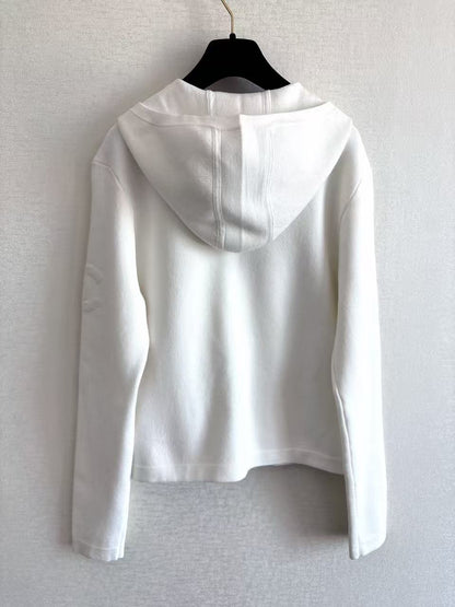 Chanel Hooded Jacket Pocket - White