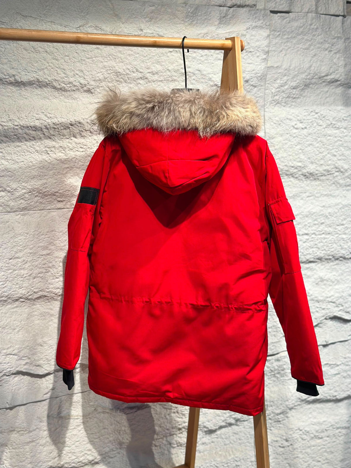 Canada Goose Hooded Jacket - Red